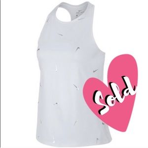 ✨NWT✨ Nike Women's Pro Metallic Swoosh Tank Top